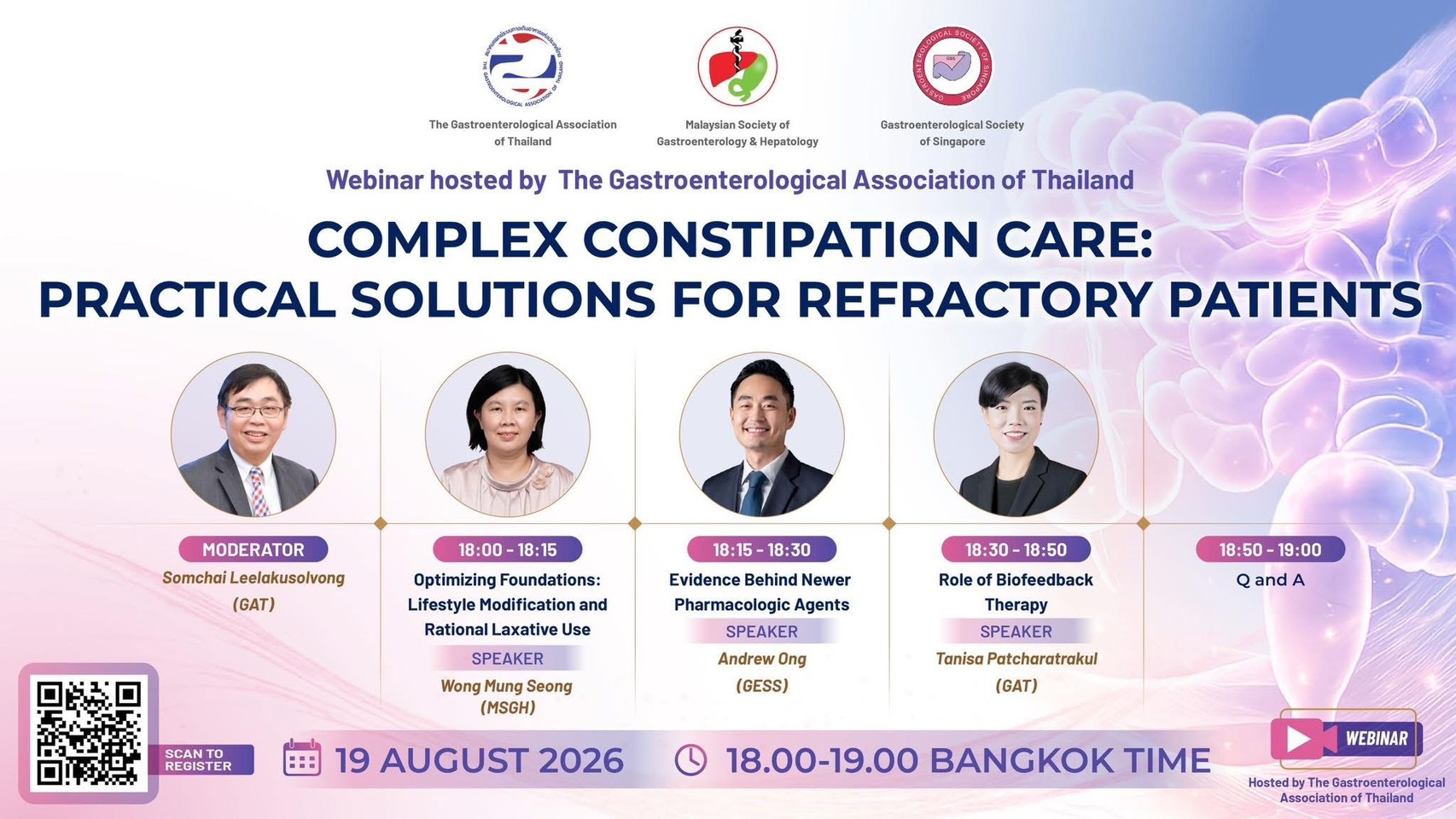 GAT Webinar – COMPLEX CONSTIPATION CARE: PRACTICAL SOLUTIONS FOR REFRACTORY PATIENTS