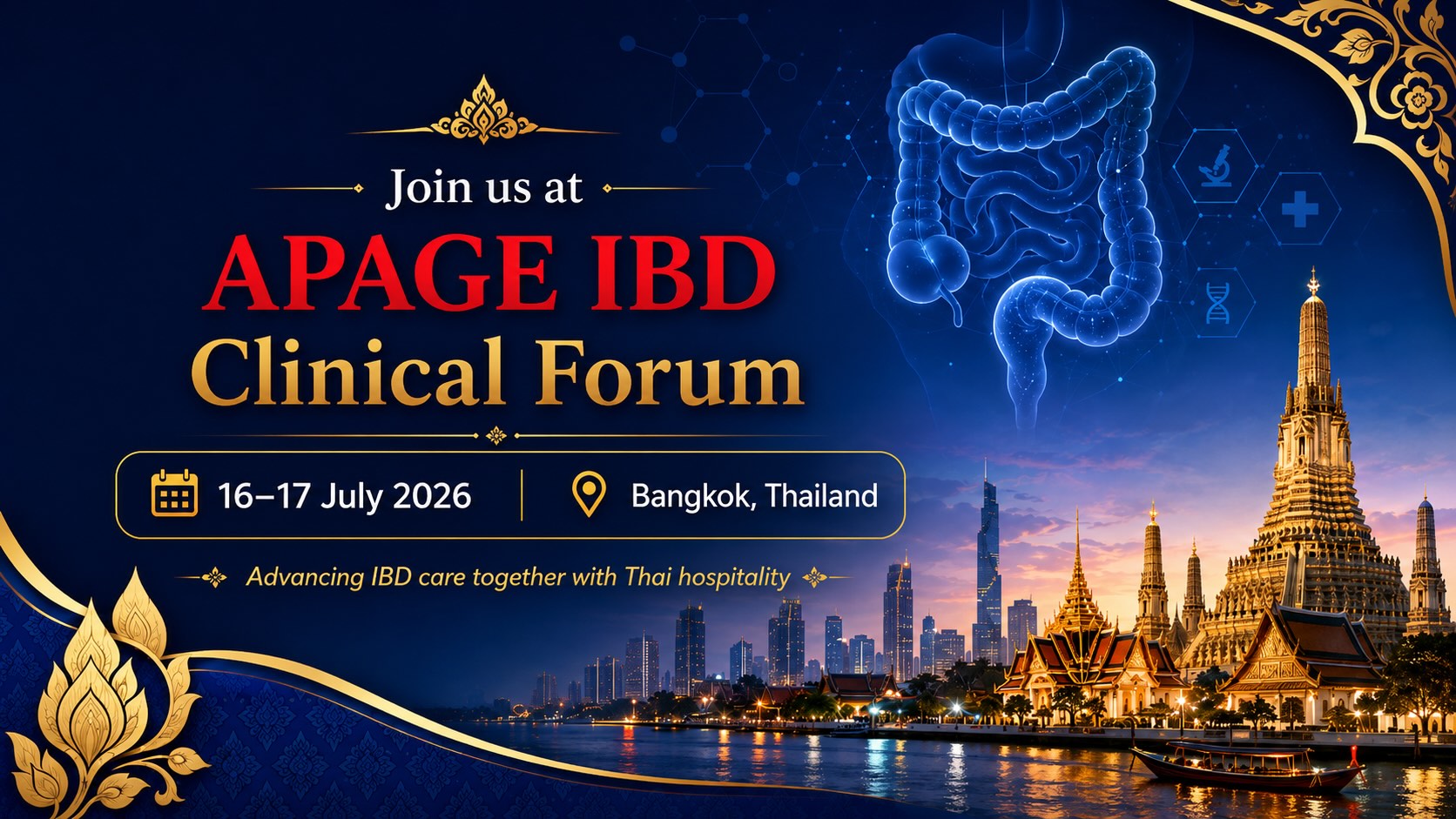ขอประชาสัมพันธ์งาน APAGE IBD Clinical Forum ณ กรุงเทพมหานคร